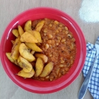 Red red recipe (beans stew with fried plantains)
