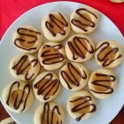 Gooey caramel thumbprint cookies