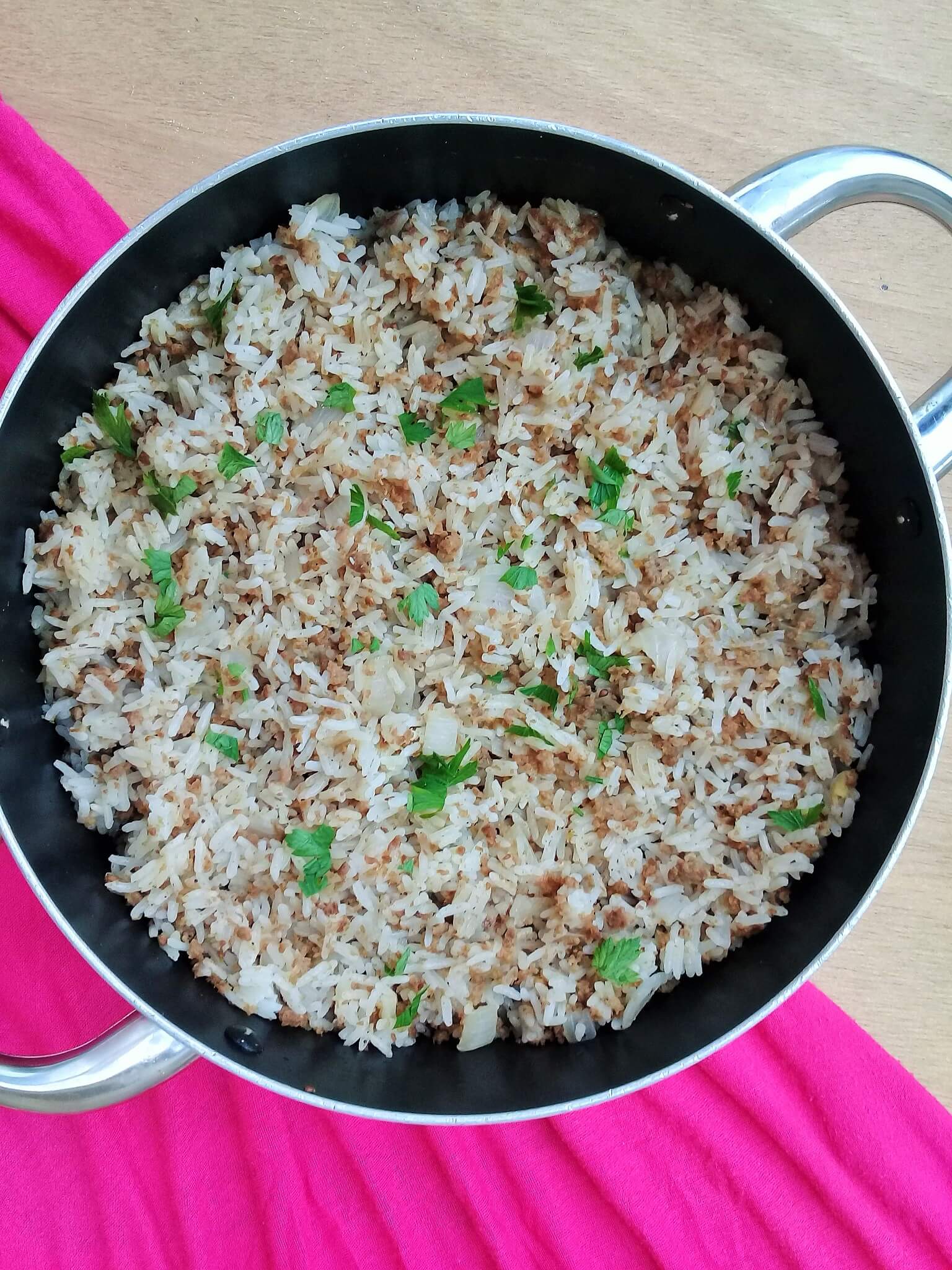Ground Beef And Rice One Pot