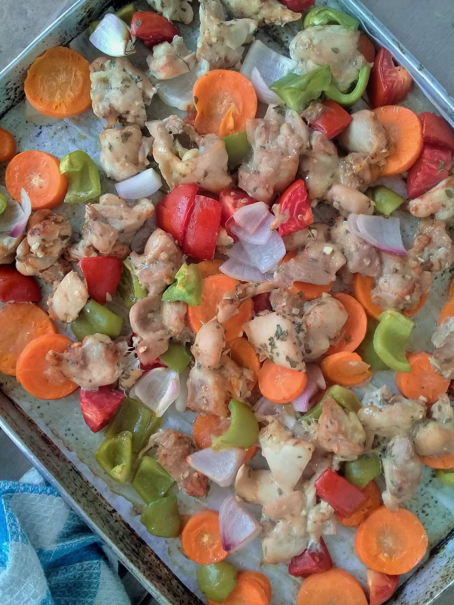 Quick Roasted Chicken with Vegetables